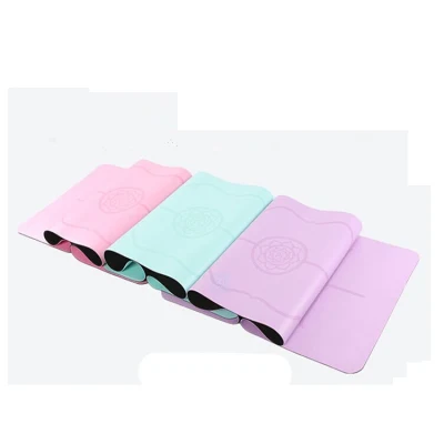 Bajo MOQ Anti fatiga PU cuero deporte gimnasio uso Yoga Mat Pad Durable goma antideslizante ejercicio Mat para Yoga