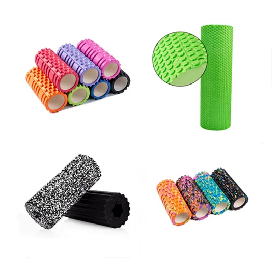 Rodillo colorido de la espuma de la yoga del EPP del masaje del negro de Pilates de la alta densidad